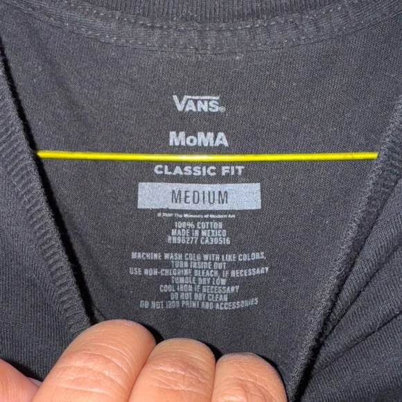 Vans x MoMA Collab Long Sleeve Tee | Color Block Graphic | Medium - Picture 4 of 5